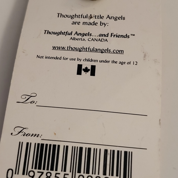 5for$25🥰Angel of Courage Pin Gold and Silver Toned Crystal Rhinestone STRENGTH - Picture 4 of 5